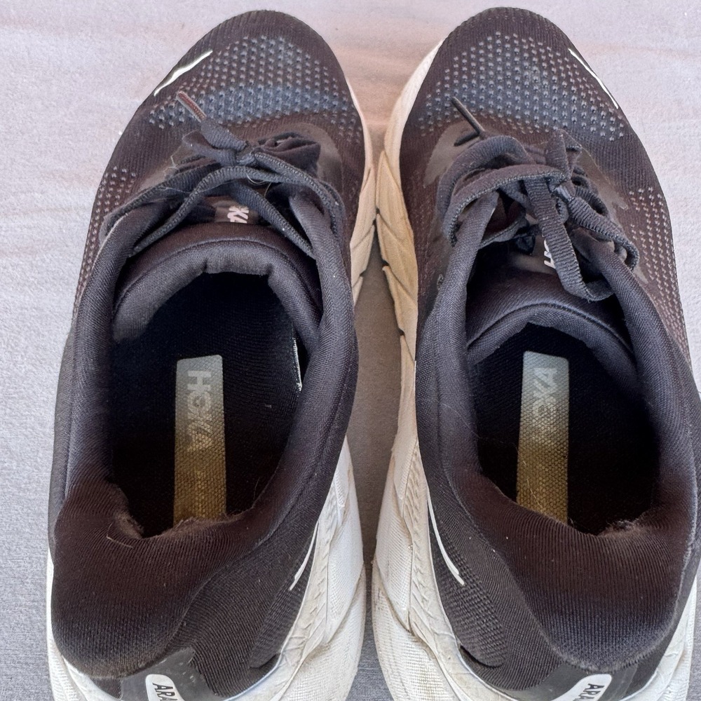 Size 8.5 - Hoka One One HOKA Arahi 7 Black White W - Picture 6 of 12